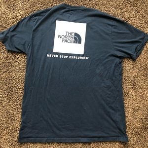 The North Face Blue T-Shirt - Size XL